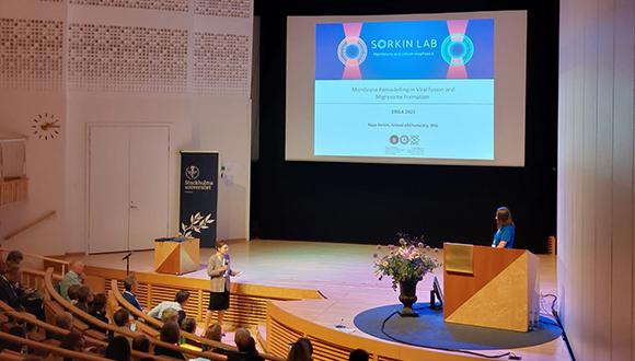 ביה"ס לכימיה מברך את ד"ר רעיה סורקין על זכייתה בפרס החוקר הצעיר של האגודה האירופית לביופיזיקה (EBSA)
